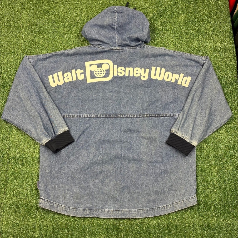 Vintage Y2K Walt Disney World Denim Hoodie